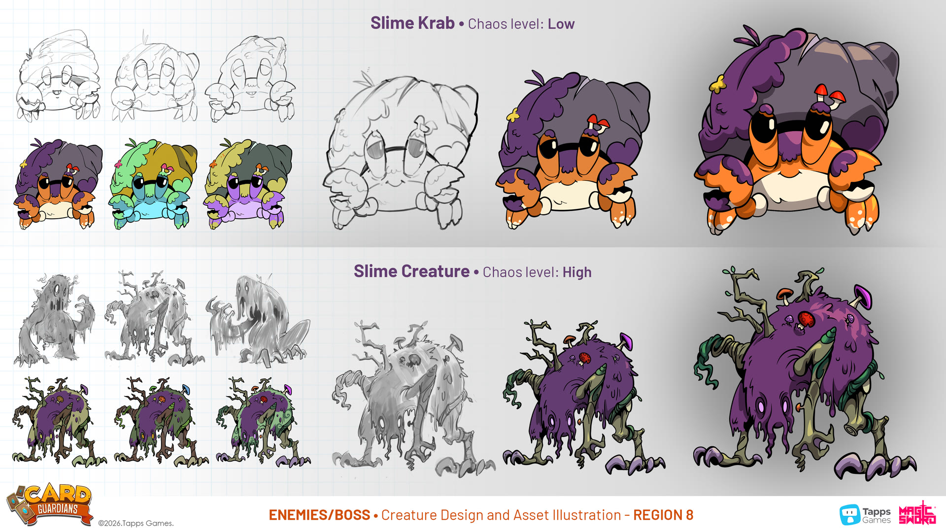 Enemy concept art for Card Guardians by Magic Sword Studio for Tapps Games (10 of 19)